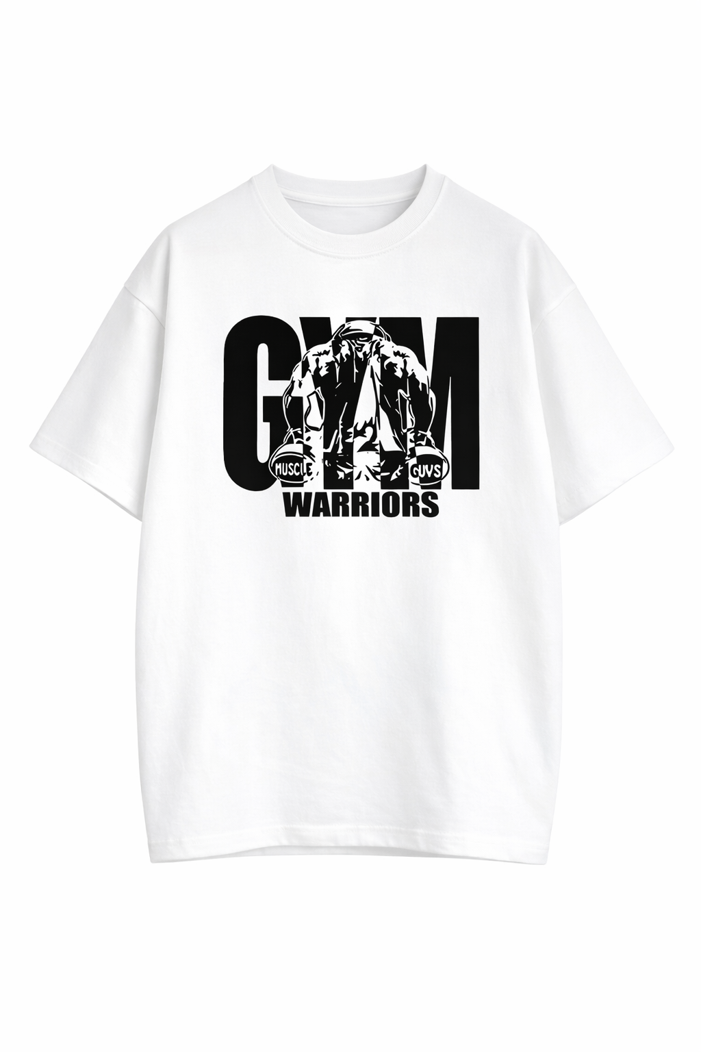 Gym Warriors Baskılı Oversize Tişört