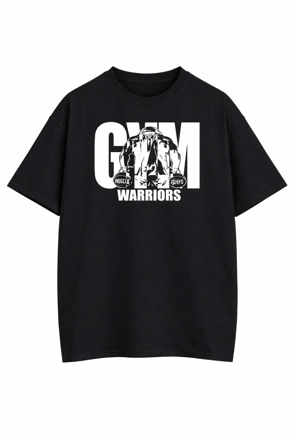 Gym Warriors Baskılı Oversize Tişört