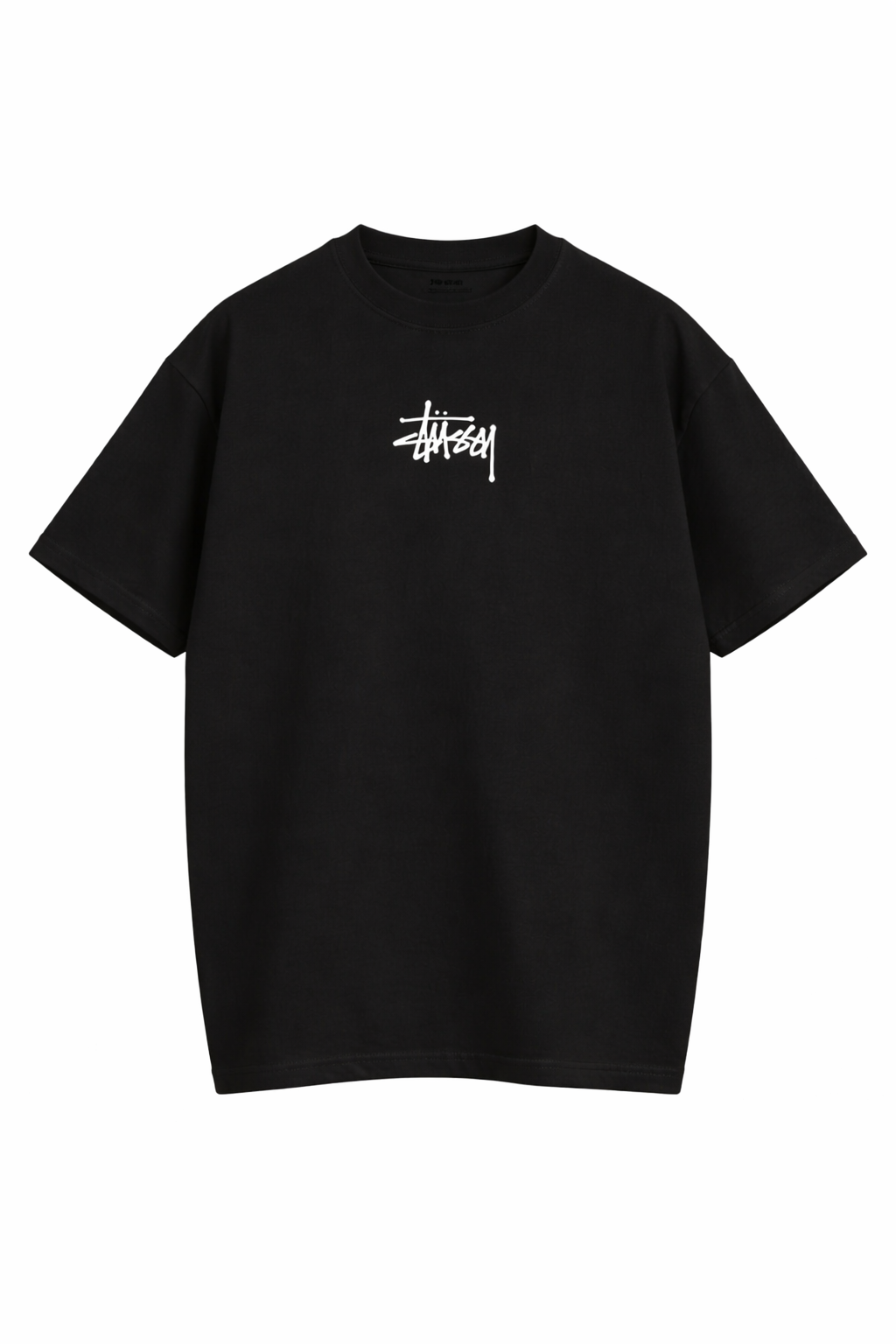 Stil Logo Baskılı Beyaz Oversize