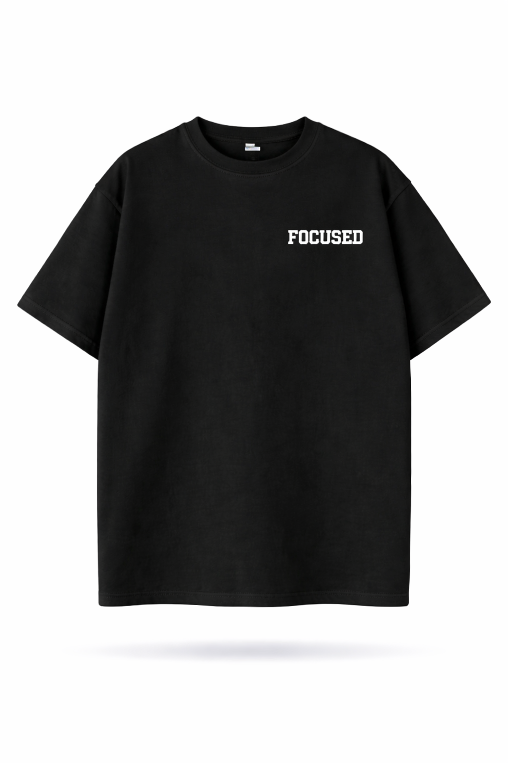 Focused 247 Baskılı Oversize Tişört