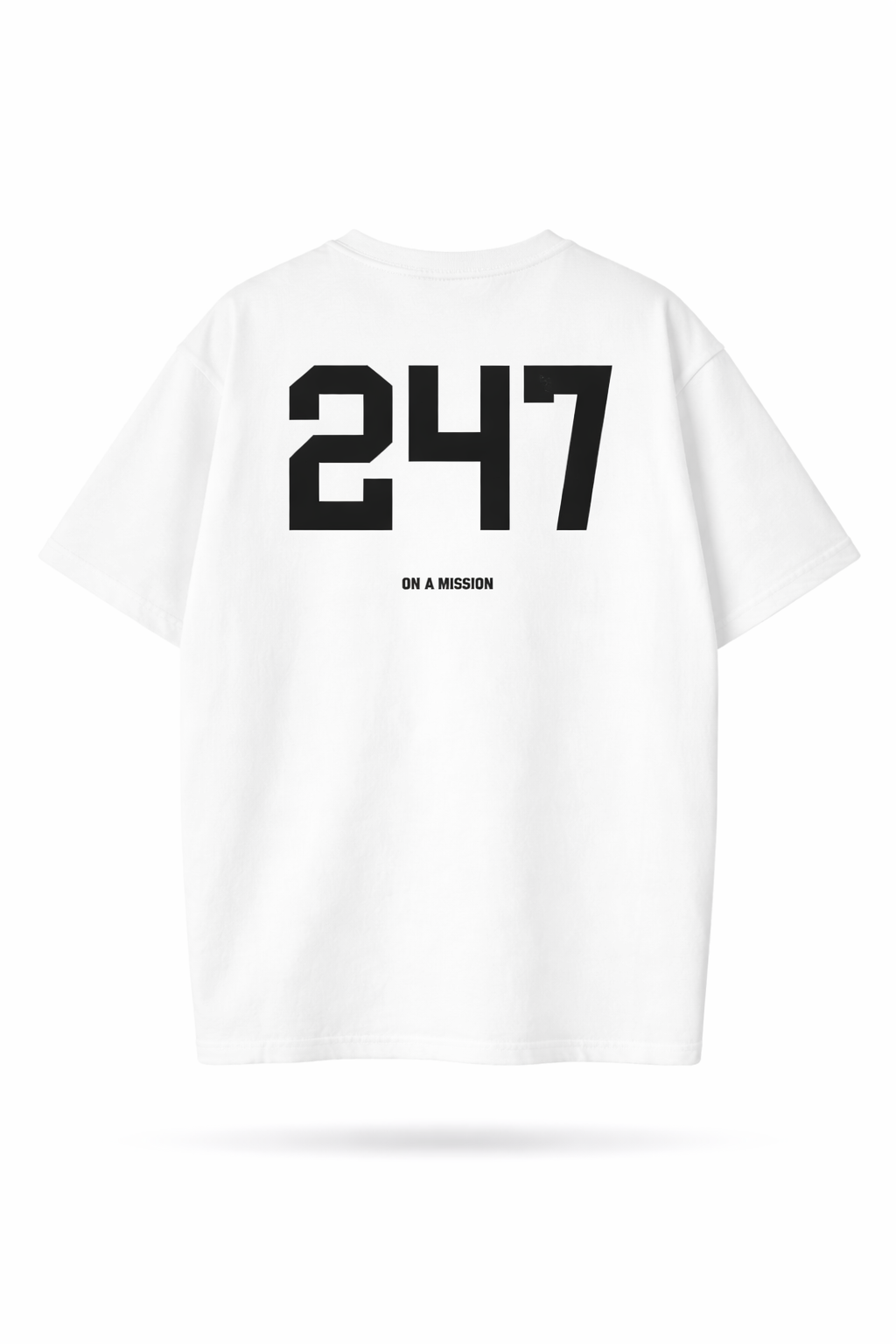 Focused 247 Baskılı Oversize Tişört