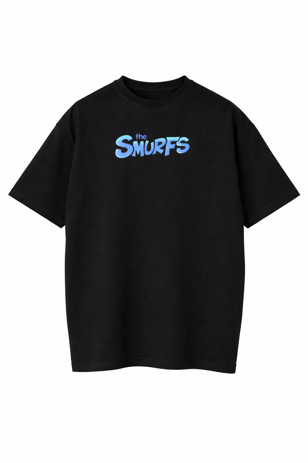 The Smurfs Beyaz Oversize Tişört