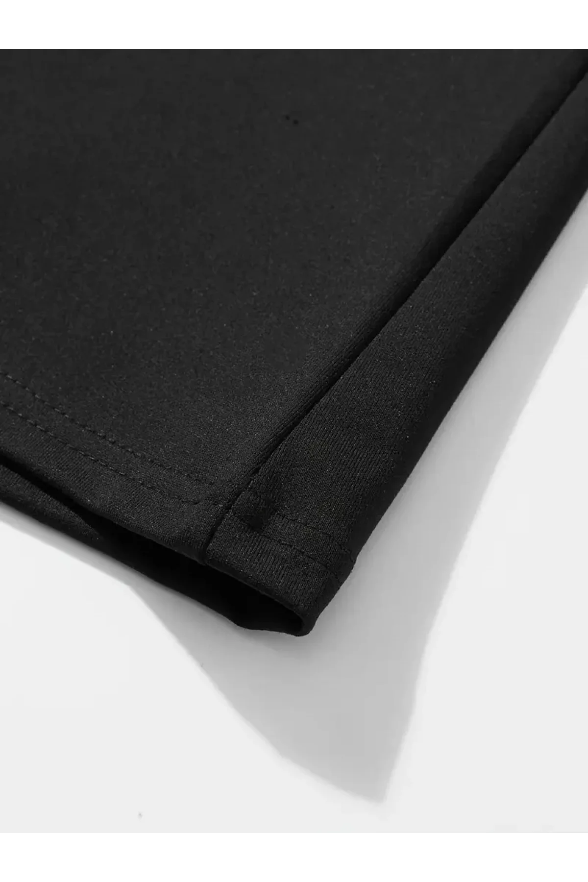 Poker Kartı Baskılı Oversize Siyah T-Shirt