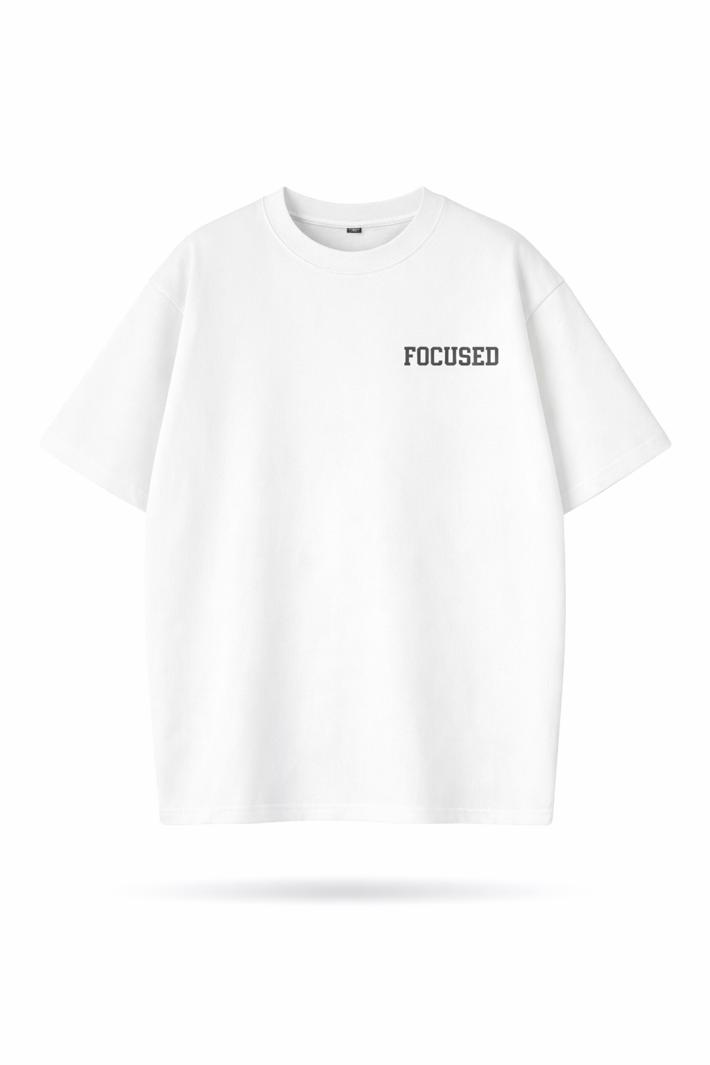 Focused 247 Baskılı Oversize Tişört
