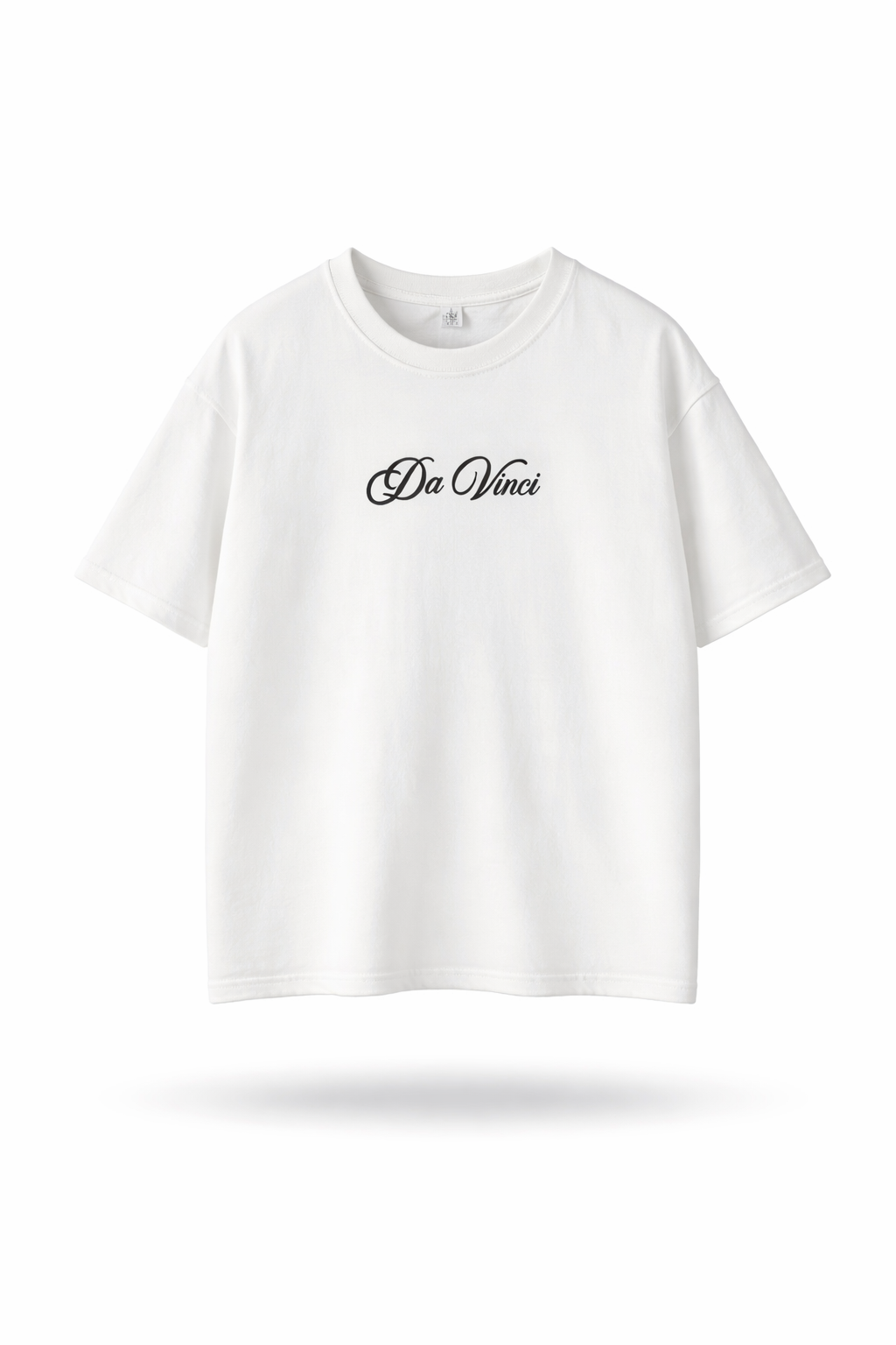 Da Vinci Baskılı Unisex Oversize T-shirt