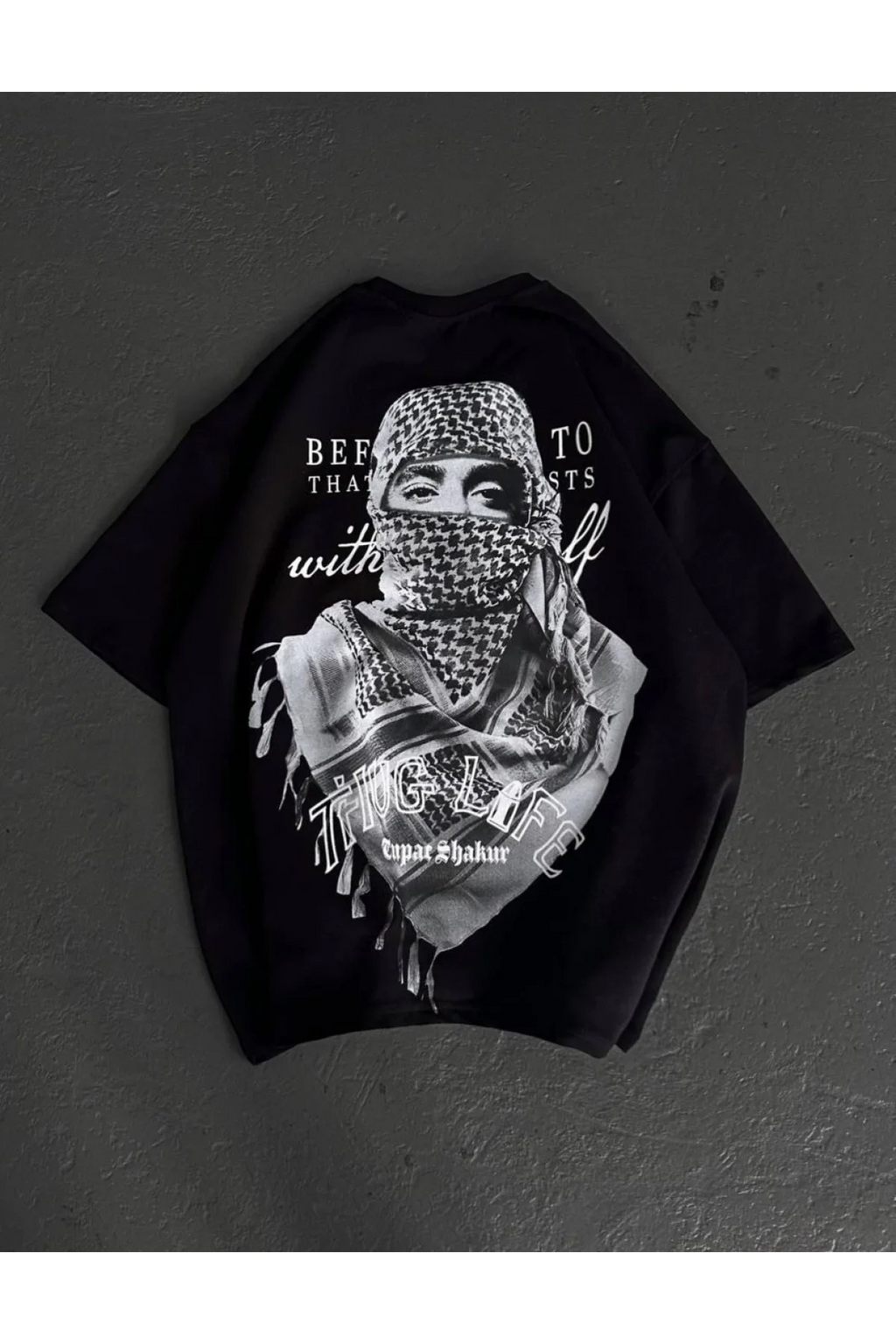 Unisex Baskılı Oversize T-Shirt