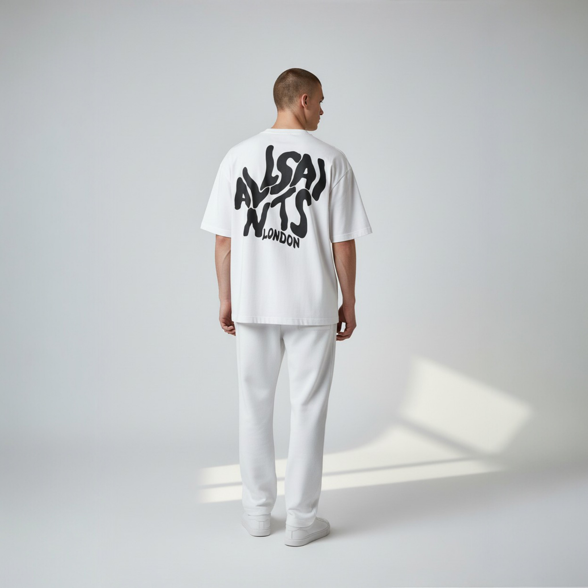 Allsaints London Oversize Baskılı Tişört