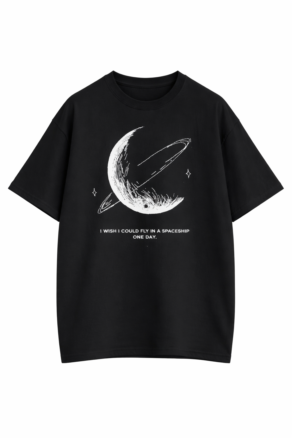 Moon Graphic Oversize T-Shirt