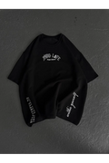 Unisex Baskılı Oversize T-Shirt
