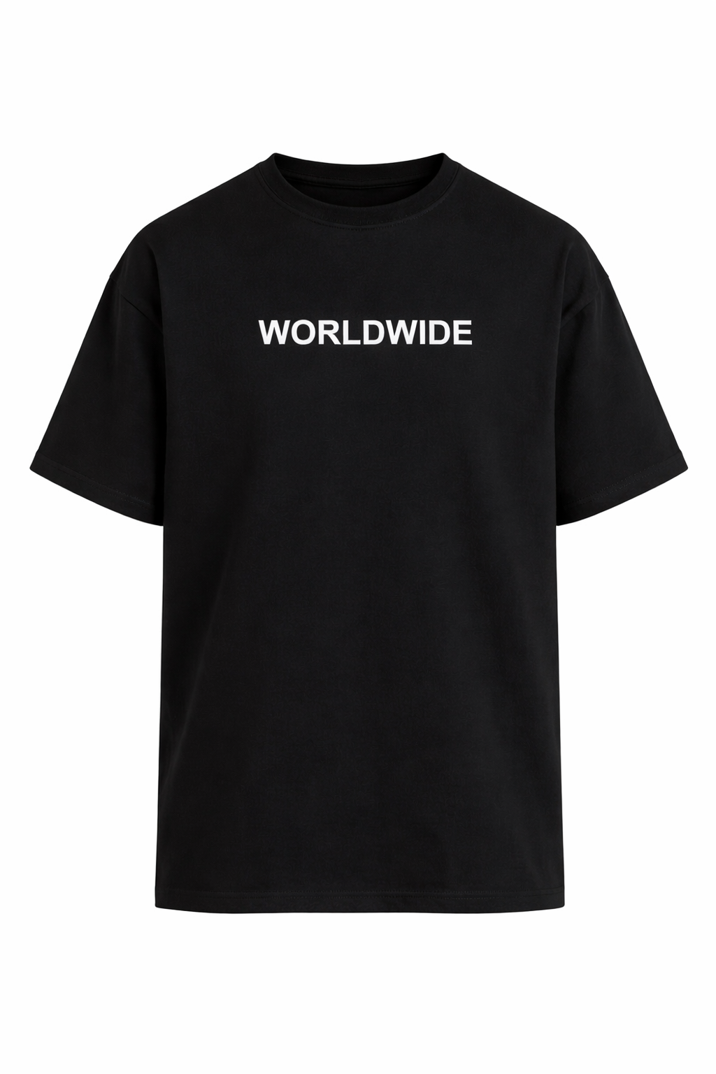 Worldwide Baskılı Oversize Tişört