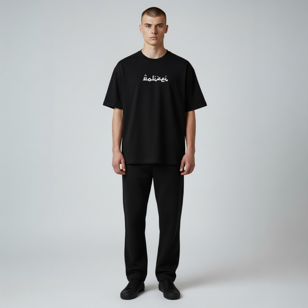 Unisex Sırt Baskılı Oversize T-Shirt