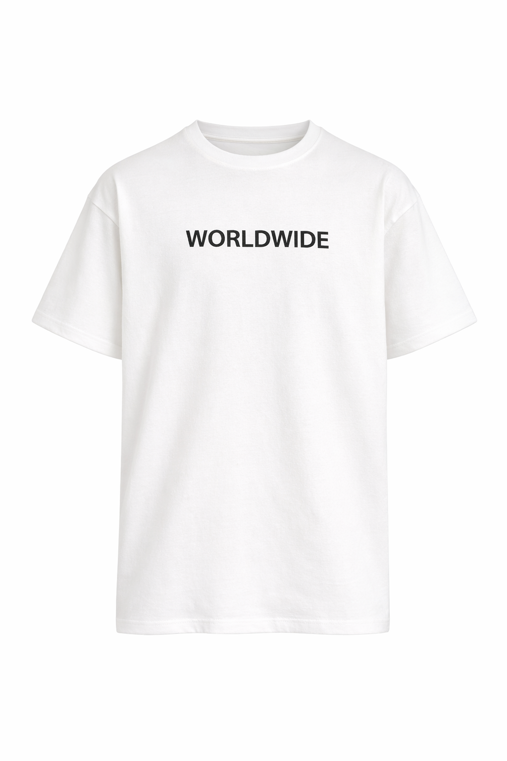 Worldwide Baskılı Oversize Tişört